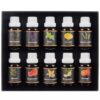 Set 10 uleiuri esentiale pentru umidificator, Negru - KESNUP Set 10 uleiuri esentiale pentru umidificator, Negru - KESNUP