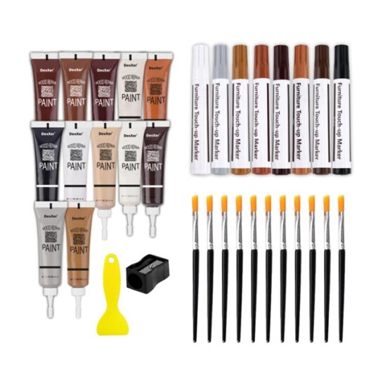 Kit reparare mobila si parchet, Alb / Maro - KESNUP