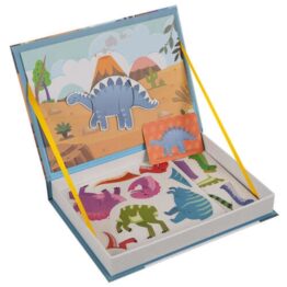 Puzzle interactiv Dinozauri, set de 36 de magneti, 26 x 3,7 x 19 cm, Gri Albastrui - KESNUP Puzzle interactiv Dinozauri, set de 36 de magneti, 26 x 3,7 x 19 cm, Gri Albastrui - KESNUP