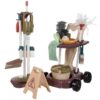 Set de joaca curatenie pentru copii, 32 x 30 x 45,5 cm, Crem - KESNUP Set de joaca curatenie pentru copii, 32 x 30 x 45,5 cm, Crem - KESNUP