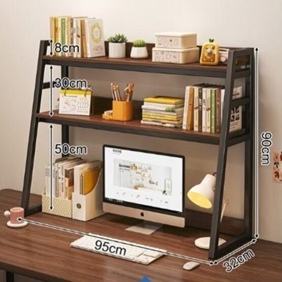 Suport birou multifunctional 3 niveluri, 95x32x90, Black- KESNUP