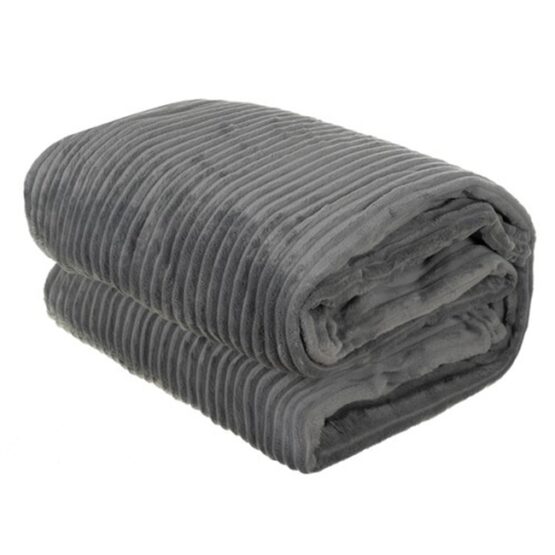 Patura pufoasa microfibra, dimensiuni 1.6 x 2 m, Gri - KESNUP Patura pufoasa microfibra, dimensiuni 1.6 x 2 m, Gri - KESNUP