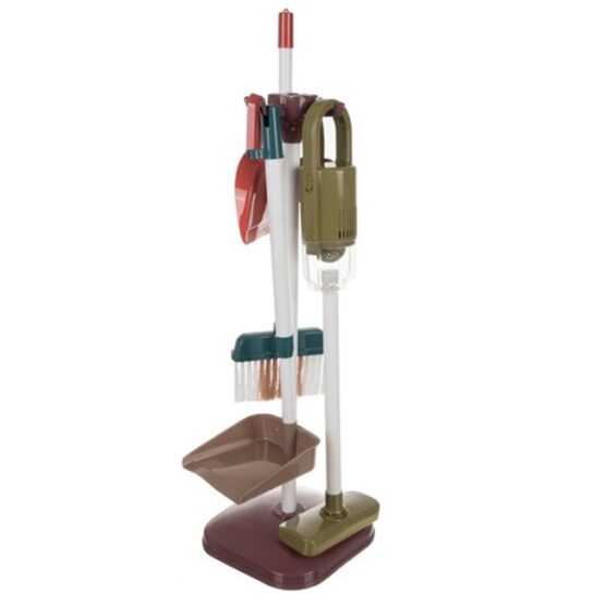 Set de joaca curatenie pentru copii, 32 x 30 x 45,5 cm, Crem - KESNUP Set de joaca curatenie pentru copii, 32 x 30 x 45,5 cm, Crem - KESNUP
