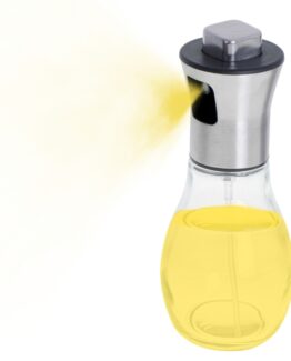 Recipient pentru ulei, tip spray, 200 ml, Transparent - KESNUP