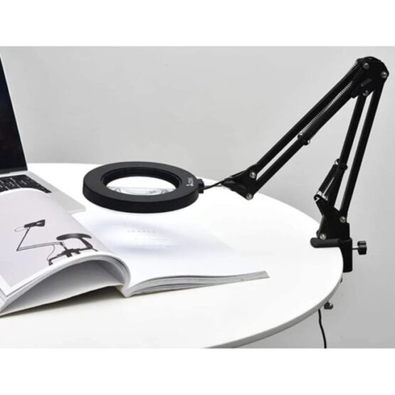 Lampa LED cu lupa marita, lentila de sticla, 65x15x5cm, Negru - KESNUP Lampa LED cu lupa marita, lentila de sticla, 65x15x5cm, Negru - KESNUP