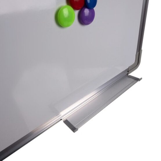 Tabla de conferinta magnetica, aliaj aluminiu, 60 x 40 cm, Alb - KESNUP