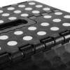 Scaunel pliabil multifunctional, 39 x 40 x 22cm, Negru - KESNUP
