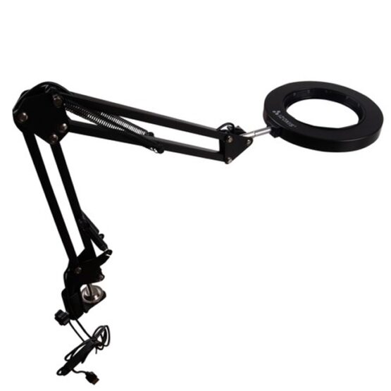 Lampa LED cu lupa marita, lentila de sticla, 65x15x5cm, Negru - KESNUP Lampa LED cu lupa marita, lentila de sticla, 65x15x5cm, Negru - KESNUP