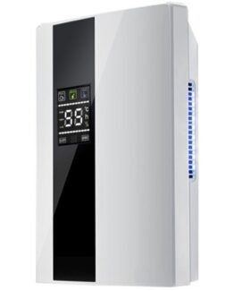 Dezumidificator si purificator camera cu higrostat, Alb - KESNUP