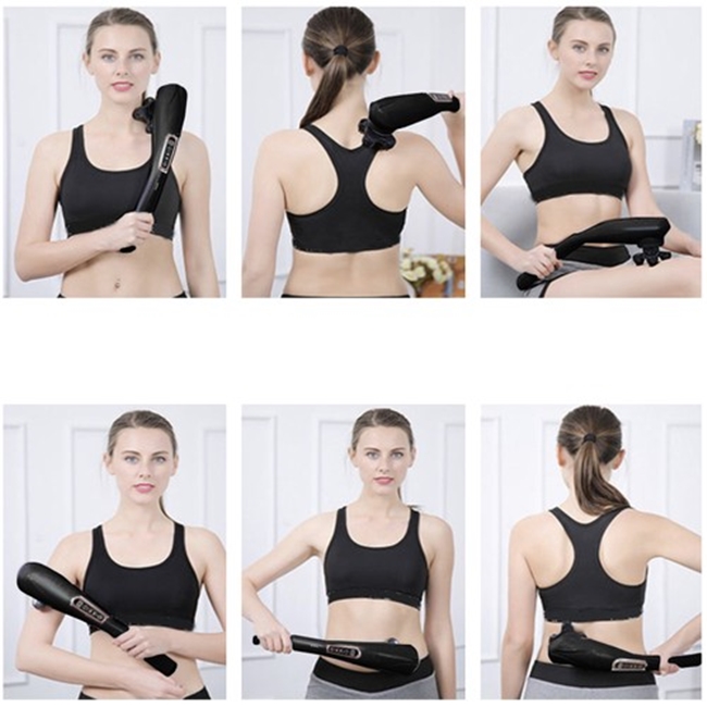 Aparat pentru masaj profesional, putere 24 W, display LCD, Negru - KESNUP