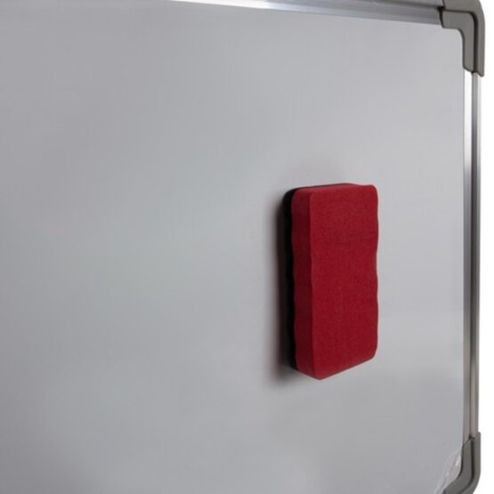 Tabla de conferinta magnetica, aliaj aluminiu, 60 x 40 cm, Alb - KESNUP