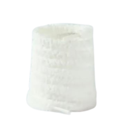 Set 2 sireturi plusate pufoase, 120 cm, Alb - KESNUP