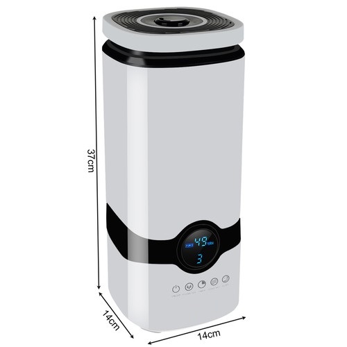 Umidificator de aer cu aromaterapie ultrasonic, Alb - KESNUP Umidificator de aer cu aromaterapie ultrasonic, Alb - KESNUP