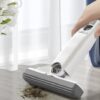 Mini mop portabil cu sistem de auto stoarcere, 29 x 14,5 x 4 cm, Alb - KESNUP