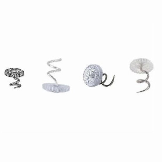 Set 100 ace cu gamalie, material plastic si otel, Transparent - KESNUP Set 100 ace cu gamalie, material plastic si otel, Transparent - KESNUP