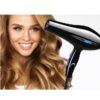Uscator de par cu ionizare profesional, concentrator, difuzor, Negru - KESNUP Uscator de par cu ionizare profesional, concentrator, difuzor, Negru - KESNUP