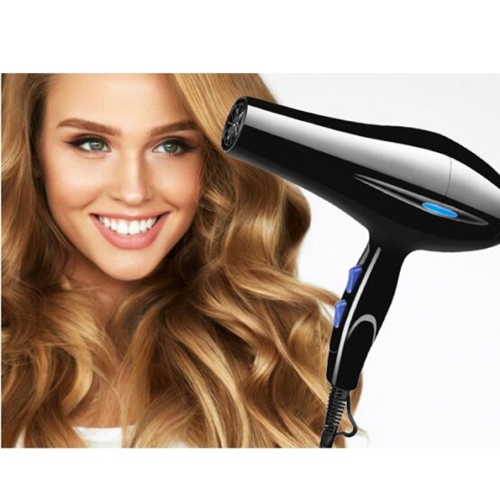 Uscator de par cu ionizare profesional, concentrator, difuzor, Negru - KESNUP Uscator de par cu ionizare profesional, concentrator, difuzor, Negru - KESNUP