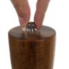 Set 2 rasnite manuale pentru sare si piper cu mecanism ceramic, Maro - KESNUP Set 2 rasnite manuale pentru sare si piper cu mecanism ceramic, Maro - KESNUP