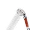 6 Para de dus cu filtru, 3 niveluri de filtrare a apei, anti-calcar, filet standard de 1/2", Silver - KESNUP