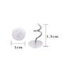 Set 100 ace cu gamalie, material plastic si otel, Transparent - KESNUP Set 100 ace cu gamalie, material plastic si otel, Transparent - KESNUP