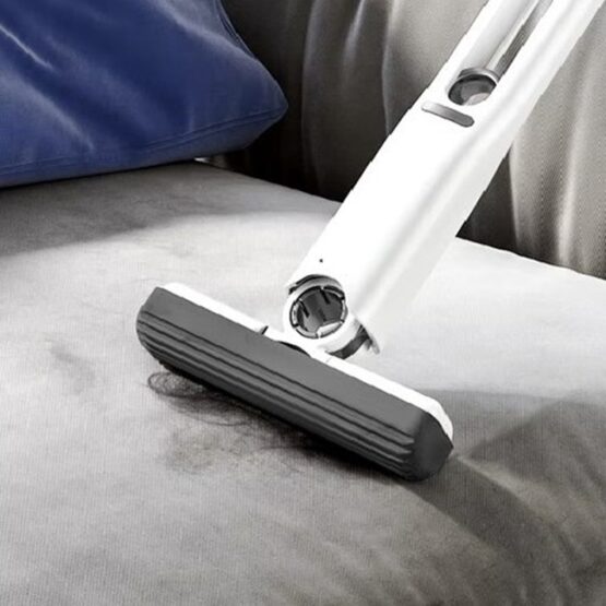 Mini mop portabil cu sistem de auto stoarcere, 29 x 14,5 x 4 cm, Alb - KESNUP