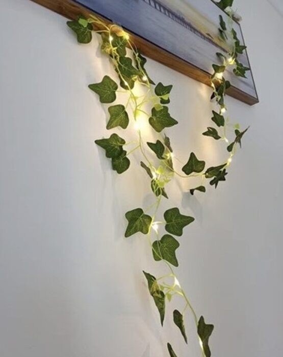 Ghirlanda iedera luminoasa pentru decorare, perete, balcon, terasa, Verde Ghirlanda iedera luminoasa pentru decorare, perete, balcon, terasa, Verde