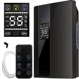 Dezumidificator si purificator camera cu higrostat, Negru - KESNUP Dezumidificator si purificator camera cu higrostat, Negru - KESNUP
