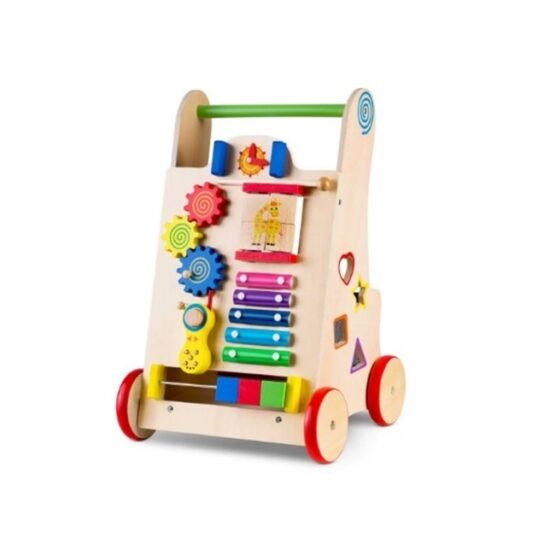 Antemergator Interactiv 2 in 1, coordoneaza miscarea si dezvolta simturile, Multicolor - KESNUP
