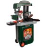 Set atelier de lucru de jucarie tip troller 3 in 1, cu unelte si accesorii, Verde - KESNUP