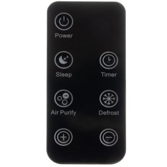 3 Dezumidificator si purificator camera cu higrostat, Negru - KESNUP