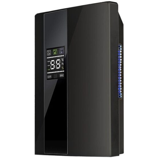 6 Dezumidificator si purificator camera cu higrostat, Negru - KESNUP