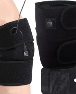 Genunchiera ortopedica pentru picior cu incalzire, Negru - KESNUP