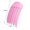 Agrafa tip clips pentru volum radacina si breton cu 6 dinti, Roz - KESNUP