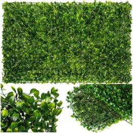 Gard decorativ cu frunze artificiale, 40 X 60, Verde Gard decorativ cu frunze artificiale, 40 X 60, Verde