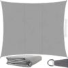 Copertina tip prelata parasolar cu protectie UV pentru gradina, gradina, balcon, Gri
