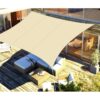 Copertina tip prelata parasolar cu protectie UV pentru gradina, gradina, balcon, Crem Copertina tip prelata parasolar cu protectie UV pentru gradina, gradina, balcon, Crem