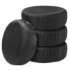10 Set 4 huse anvelope - cauciucuri pentru depozitare, Negru
