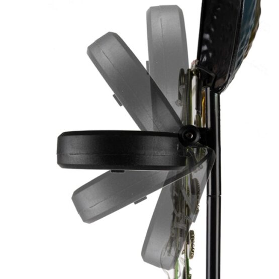 Lampa solara cu 40 LED-uri, model paun cu cristale, Multicolor