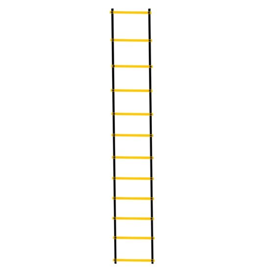 Scara de antrenament cu 12 trepte, Negru / Galben
