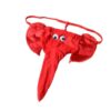 Lenjerie tanga erotica in forma de elefant cu trompa pentru barbati, Rosu Lenjerie tanga erotica in forma de elefant cu trompa pentru barbati, Rosu