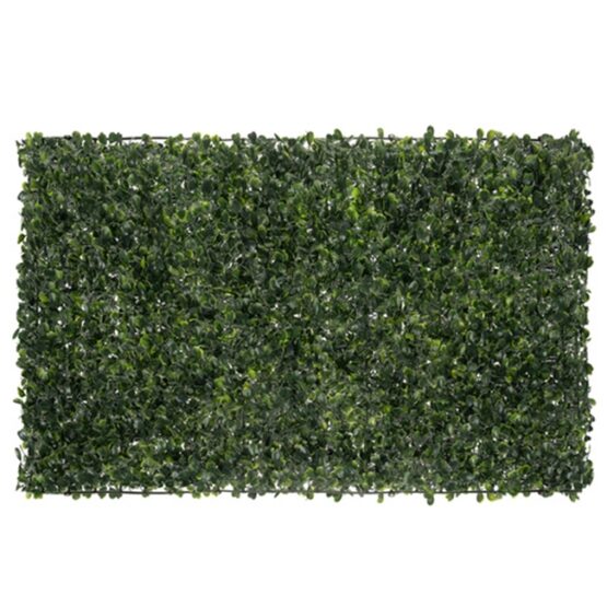 Gard decorativ cu frunze artificiale, 40 X 60, Verde