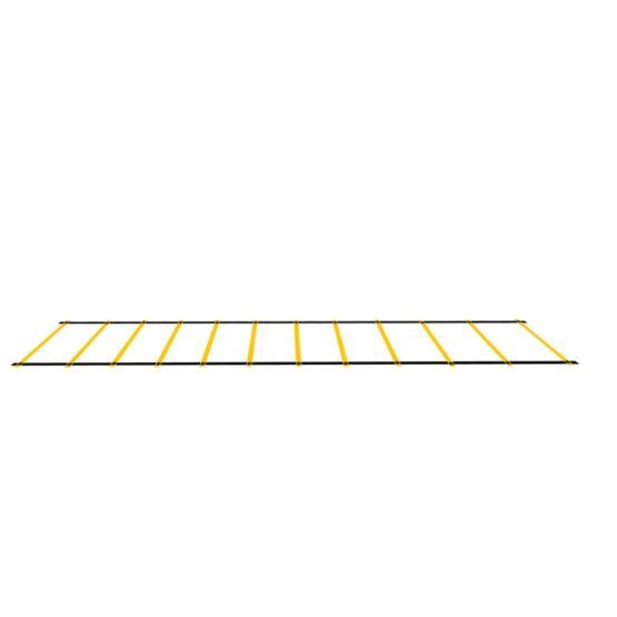 Scara de antrenament cu 12 trepte, Negru / Galben