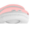 Casti wireless pentru copii urechi de pisica Bluetooth Roz