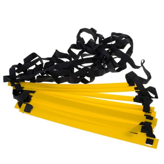 Scara de antrenament cu 12 trepte, Negru / Galben