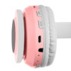 Casti wireless pentru copii urechi de pisica Bluetooth Roz