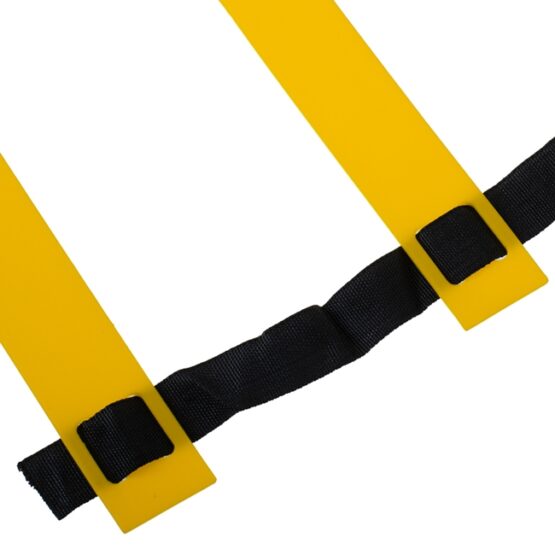 Scara de antrenament cu 12 trepte, Negru / Galben