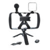 9-4.jpg Selfie stick cu trepied, lampa LED, Bluetooth, Negru