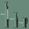 Selfie-stick-3-in-1-tip-tripod-cu-telecomanda-Negru-5.jpg Selfie stick 3 in 1 tip tripod cu telecomanda Negru