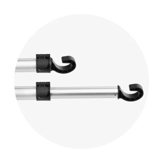 Suport auto tableta aluminiu/abs Negru/Argintiu