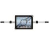 Suport auto tableta aluminiu/abs Negru/Argintiu